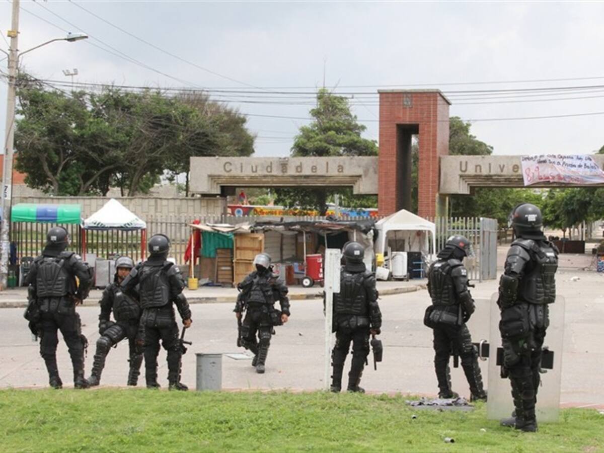 Rectoría de Uniatlántico señala como responsable de protestas a "Grupo de izquierda"