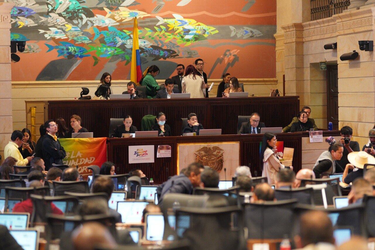 Cámara de Representantes. Foto: @CamaraColombia