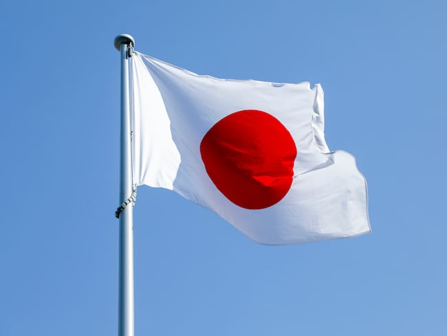Bandera de Japón imagen de referencia. Foto: Getty Images.