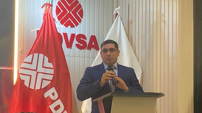 Pedro Rafael Tellechea, presidente de PDVSA y ministro de Petróleo de Venezuela. Foto: W Radio.