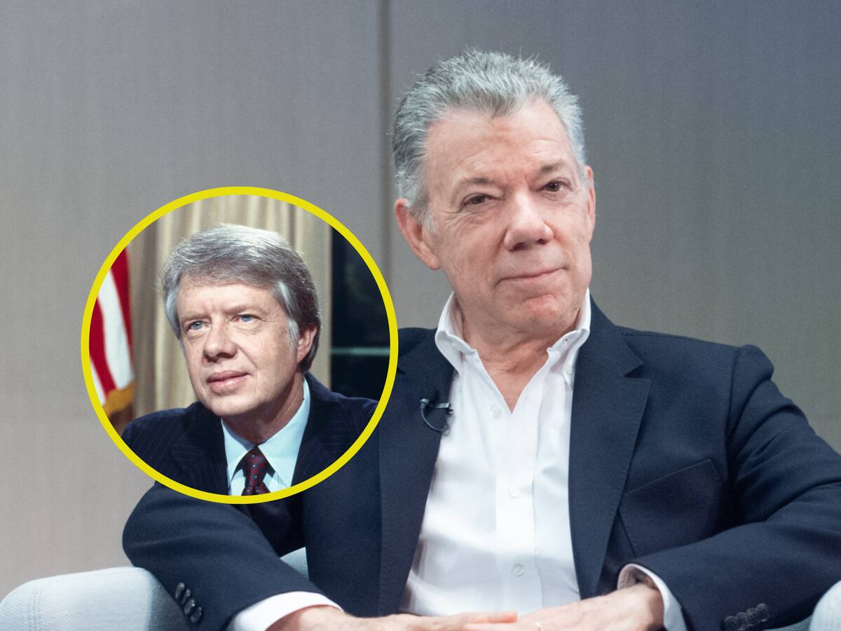 “Aportó a Colombia en temas de salud y paz”: expresidente Santos sobre Jimmy Carter