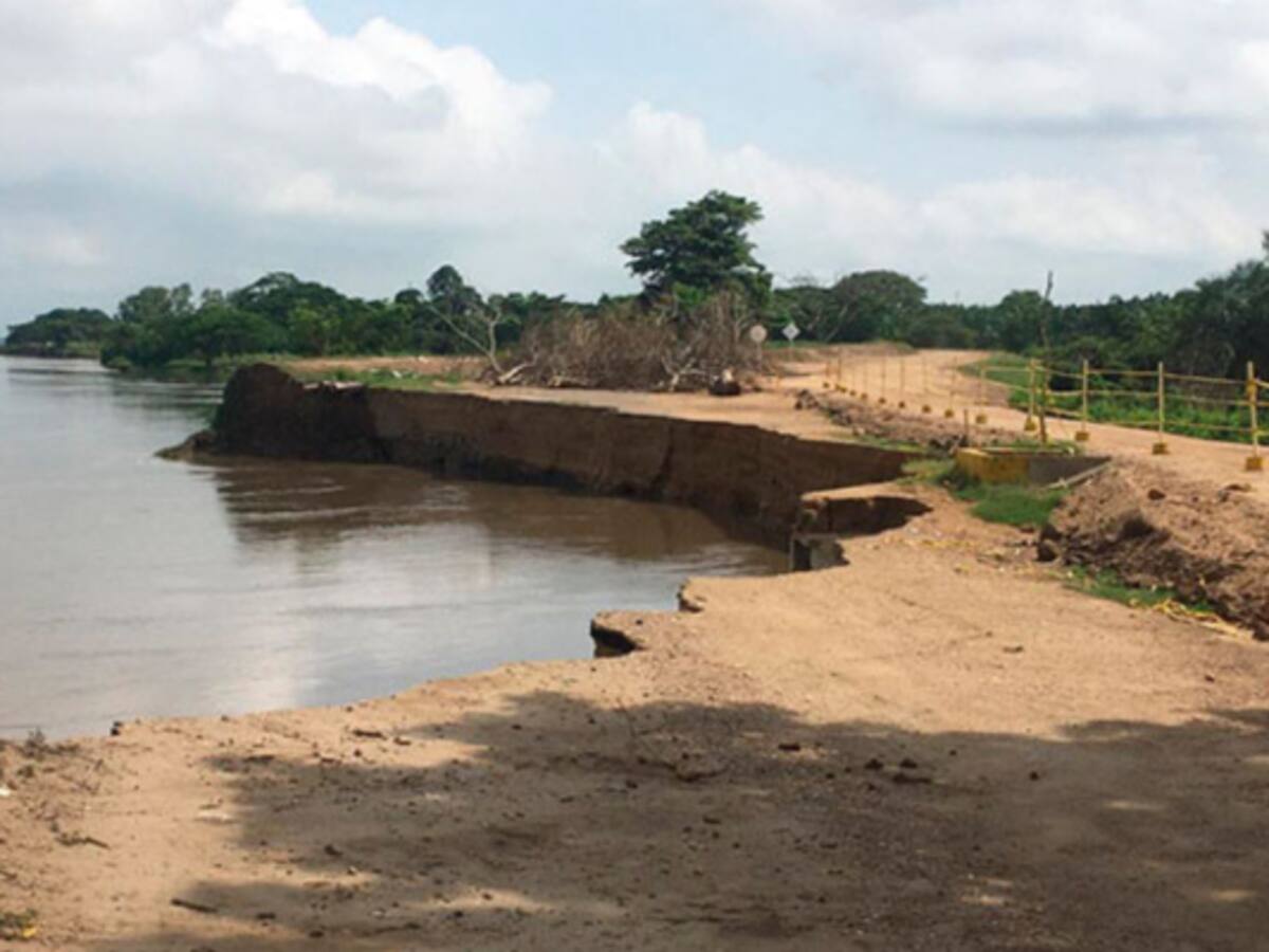 Erosión del río Magdalena mantiene afectada a la población de El Banco