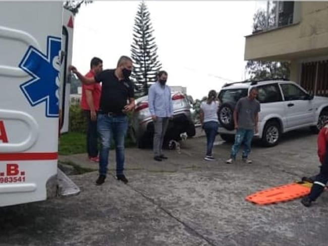 Falleció joven que fue arrollado por un vehículo en barrio Palermo de Manizales. Foto: Enviada desde el Grupo Especial de Rescate GER.