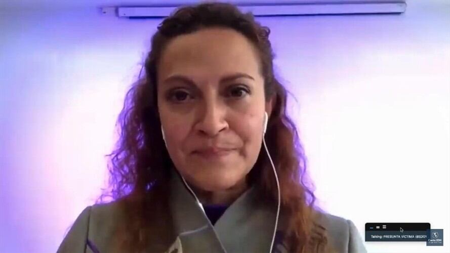 Jineth Bedoya indicó que es imperioso que, no solo por su caso sino por otros más, la cárcel Modelo de Bogotá se convierta en un espacio de memoria del conflicto. Foto: Rafael Aristizábal