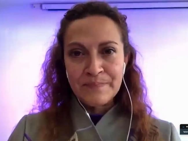 Jineth Bedoya indicó que es imperioso que, no solo por su caso sino por otros más, la cárcel Modelo de Bogotá se convierta en un espacio de memoria del conflicto. Foto: Rafael Aristizábal