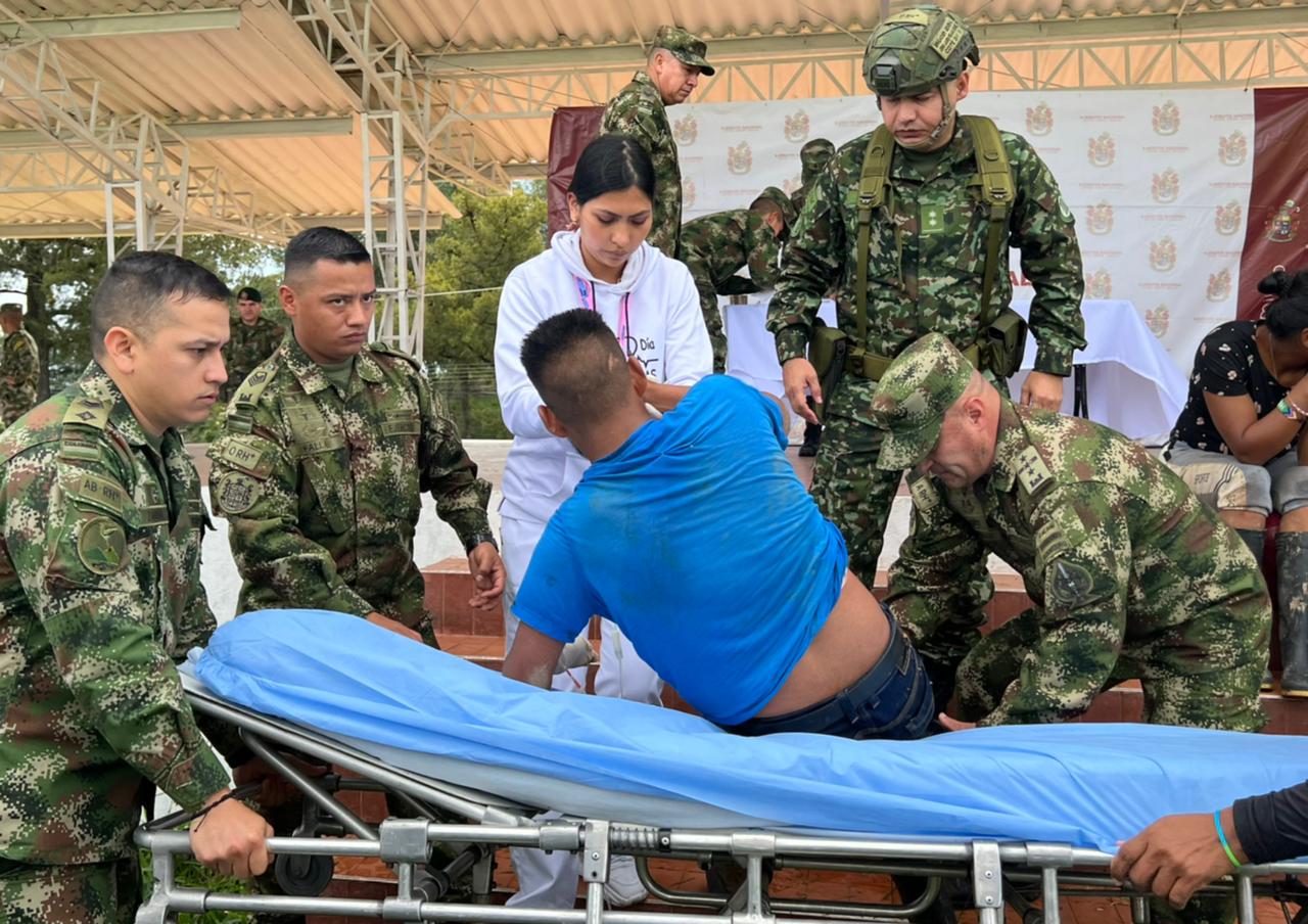 Captura de alias ‘Kaiser’. Foto: Cortesía Ejército Nacional