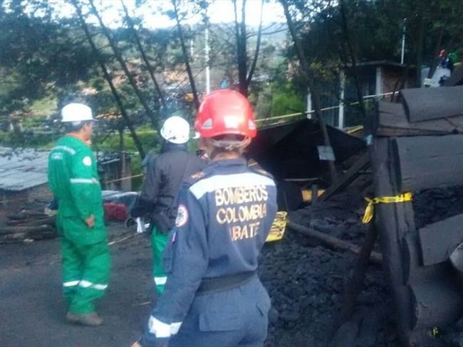 Explosión de mina ilegal en Cucunubá deja un saldo de 13 muertos. Foto: Colprensa