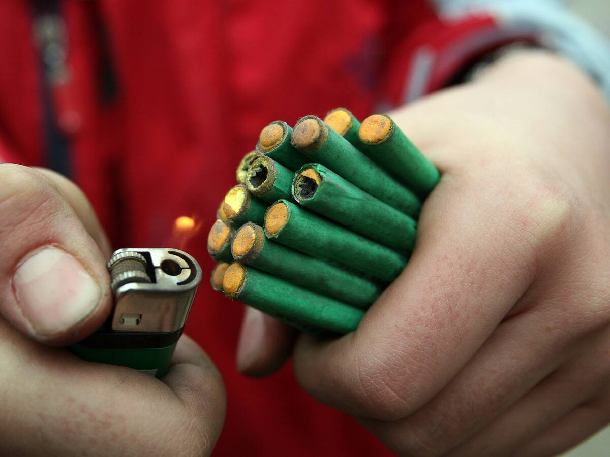 Van 48 personas lesionadas con pólvora en Bogotá