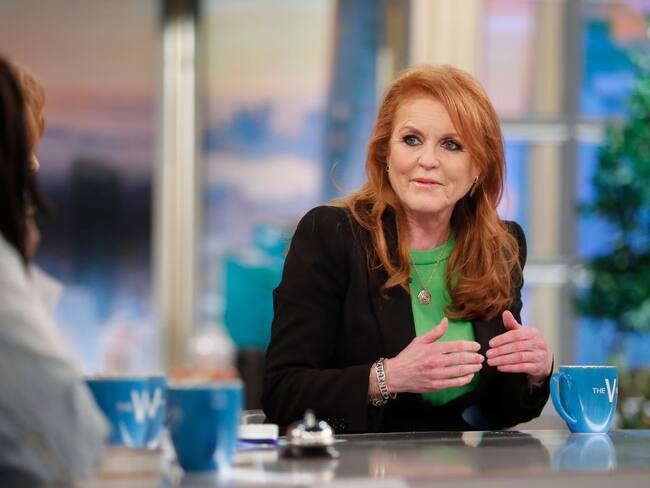 THE VIEW- 3/8/23 - Sarah Ferguson, The Duchess of York is a guest on The View on Wednesday, March 3, 2023. The View airs Monday-Friday, 11am-12 noon, ET on ABC. (Photo by Lou Rocco/ABC via Getty Images)
WHOOPI GOLDBERG, JOY BEHAR, SARAH FERGUSON