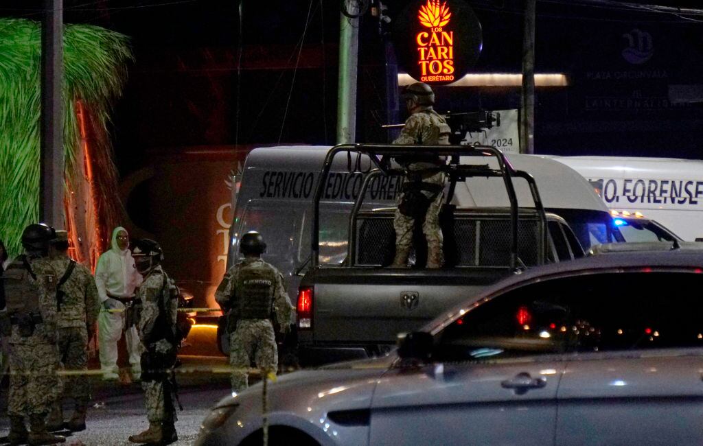 Ataque en un bar de Querétaro. I Foto: MARIO ARMAS / AFP) (Photo by MARIO ARMAS/AFP via Getty Images.