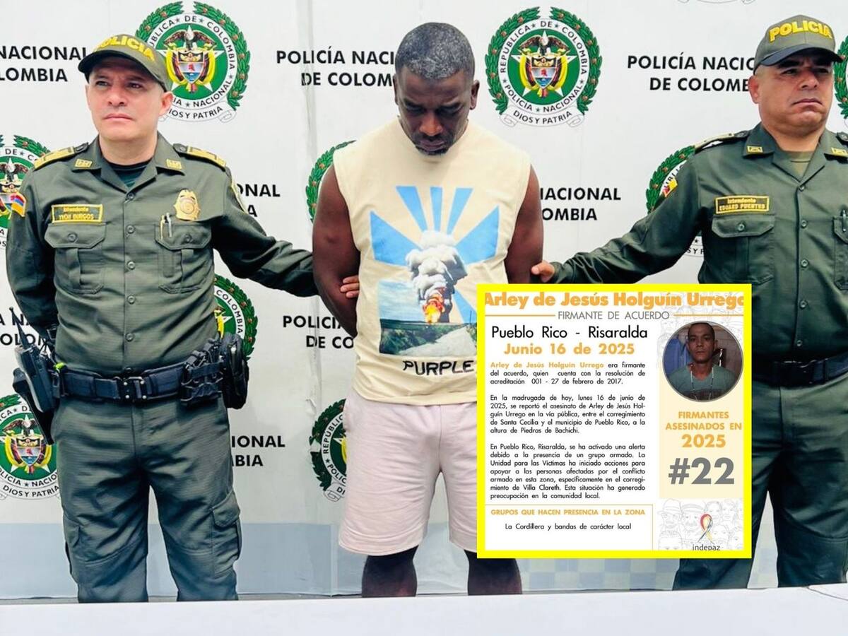 Capturado el presunto homicida de firmante de paz asesinado en Risaralda; se escondía en Cali