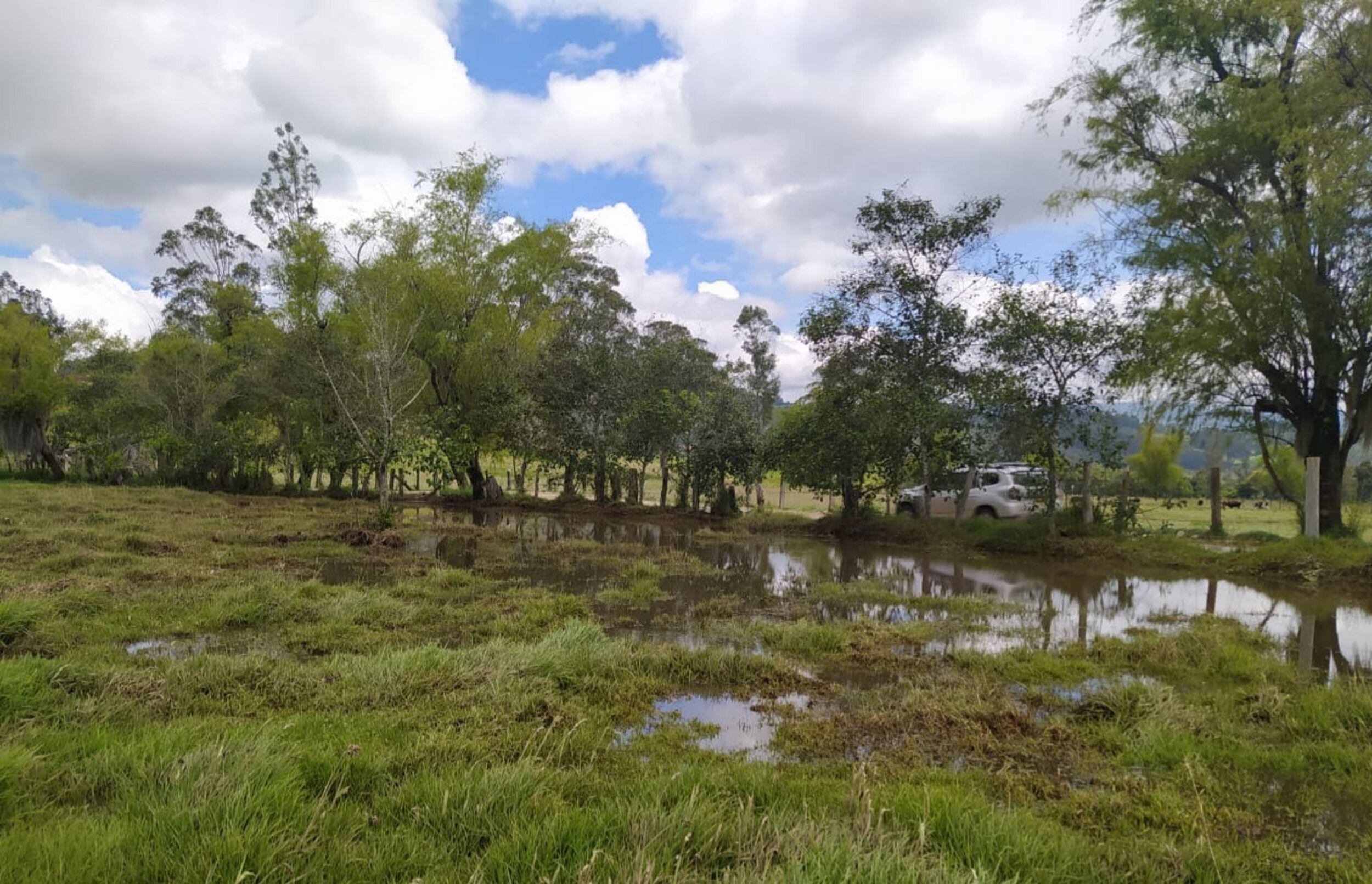 Emergencia invernal afecta un corregimiento y cinco veredas en Paipa. Foto: Cortesía a Jorge Herrera.