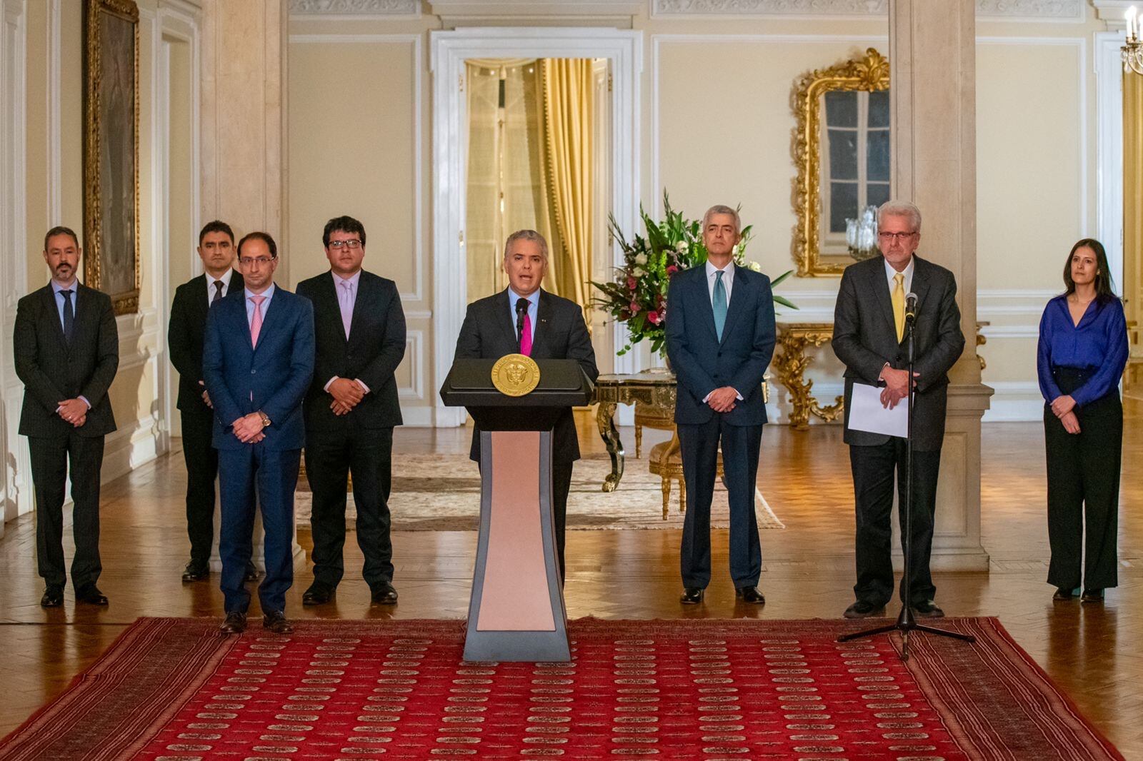 Gobierno anuncia inversión de fondos de pensión por $4,5 billones para proyectos de infraestructura en el país. Foto: Presidencia de la República