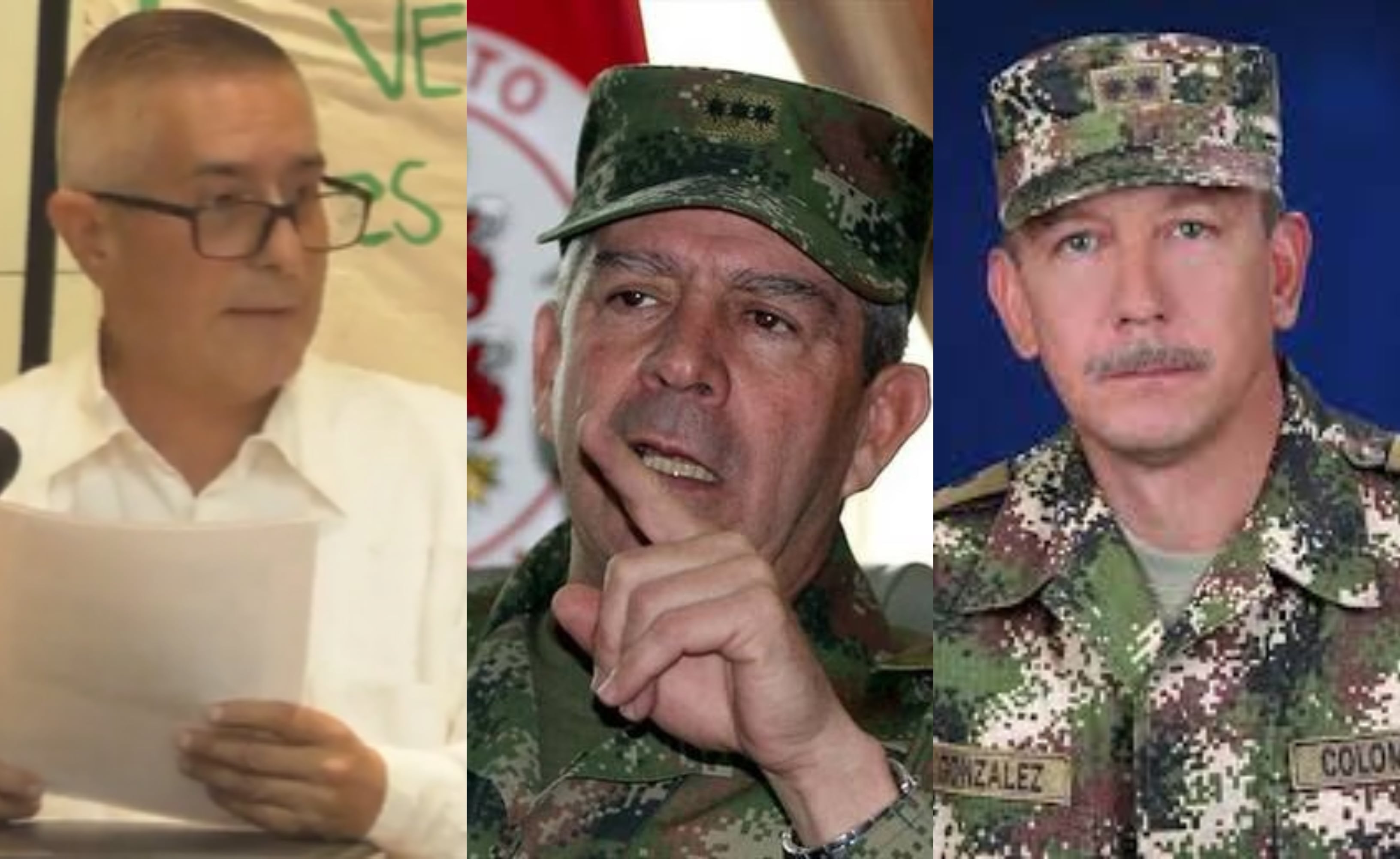 Jaime Pinzón, Mario Montoya y Óscar González Peña. Foto Colprensa