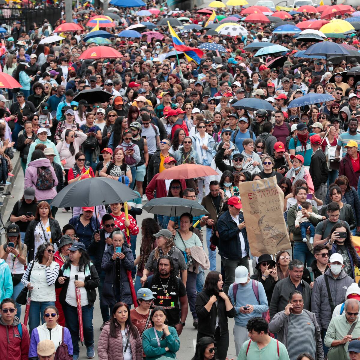 🔴 EN VIVO | Así avanzan las marchas de Fecode hoy en Bogotá: puntos de protesta y cierres