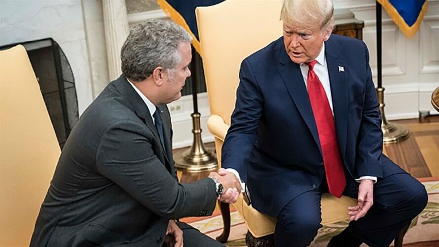 Trump le ofreció a Duque recursos para el sistema de salud en medio del COVID-19. Foto: Getty Images