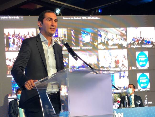 David Barguil anunció que como presidente de la República decretaría la conmoción interior. Foto: Partido Conservador