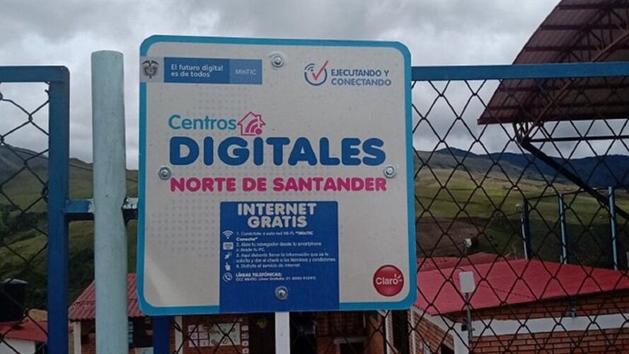 Comunidades alertan por instalación de centros digitales en Norte de Santander. Foto: Cortesía