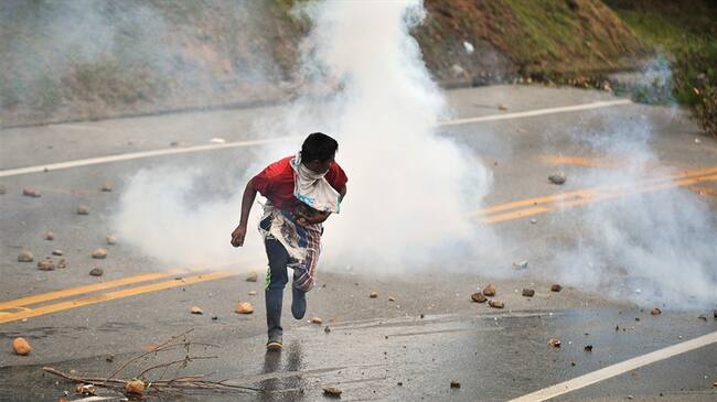Con medida de aseguramiento intramuros fue cobijado Apolinar Collo Ipia, capturado en flagrancia con un artefacto explosivo. Foto: Getty Images