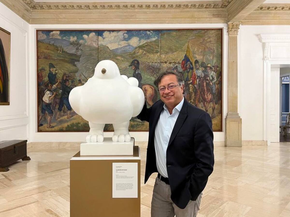 La paloma de la paz vuelve a la Casa de Nariño