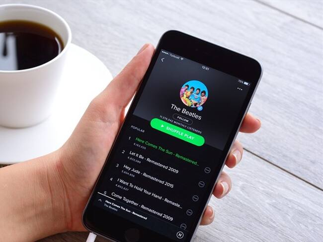 Spotify da sus primeros pasos en Nueva York, cuando los valores tecnológicos atraviesan un período de turbulencia en los mercados. Foto: Getty Images