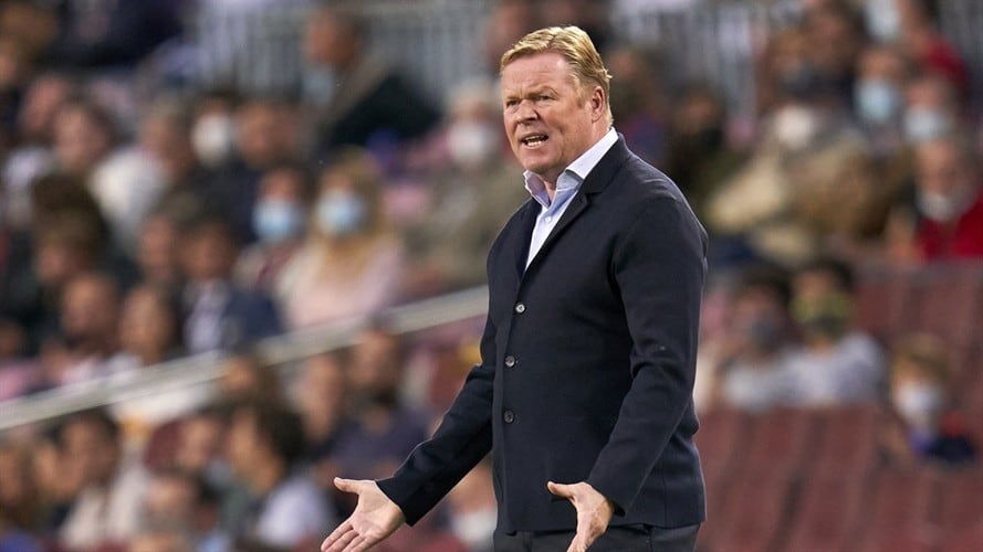 Ronald Koeman, entrenador del Barcelona. Foto: Pedro Salado/Quality Sport Images/Getty Images