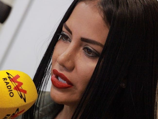 Katherine Martínez, la modelo que denunció por abuso de autoridad a la policía de Cali. Foto: La WCon Vicky Dávila