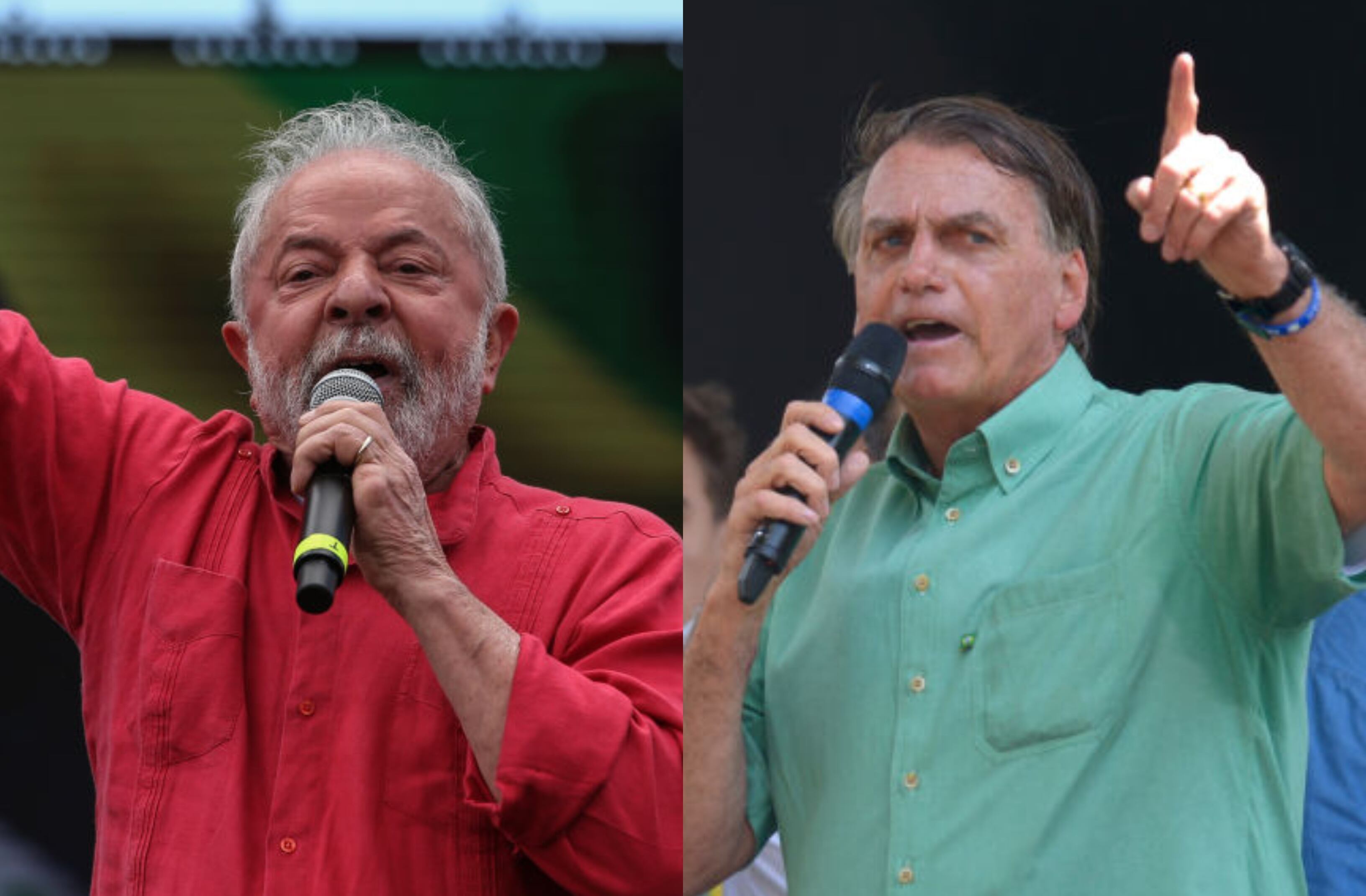 Lula y Bolsonaro. Fotos: GettyImages.