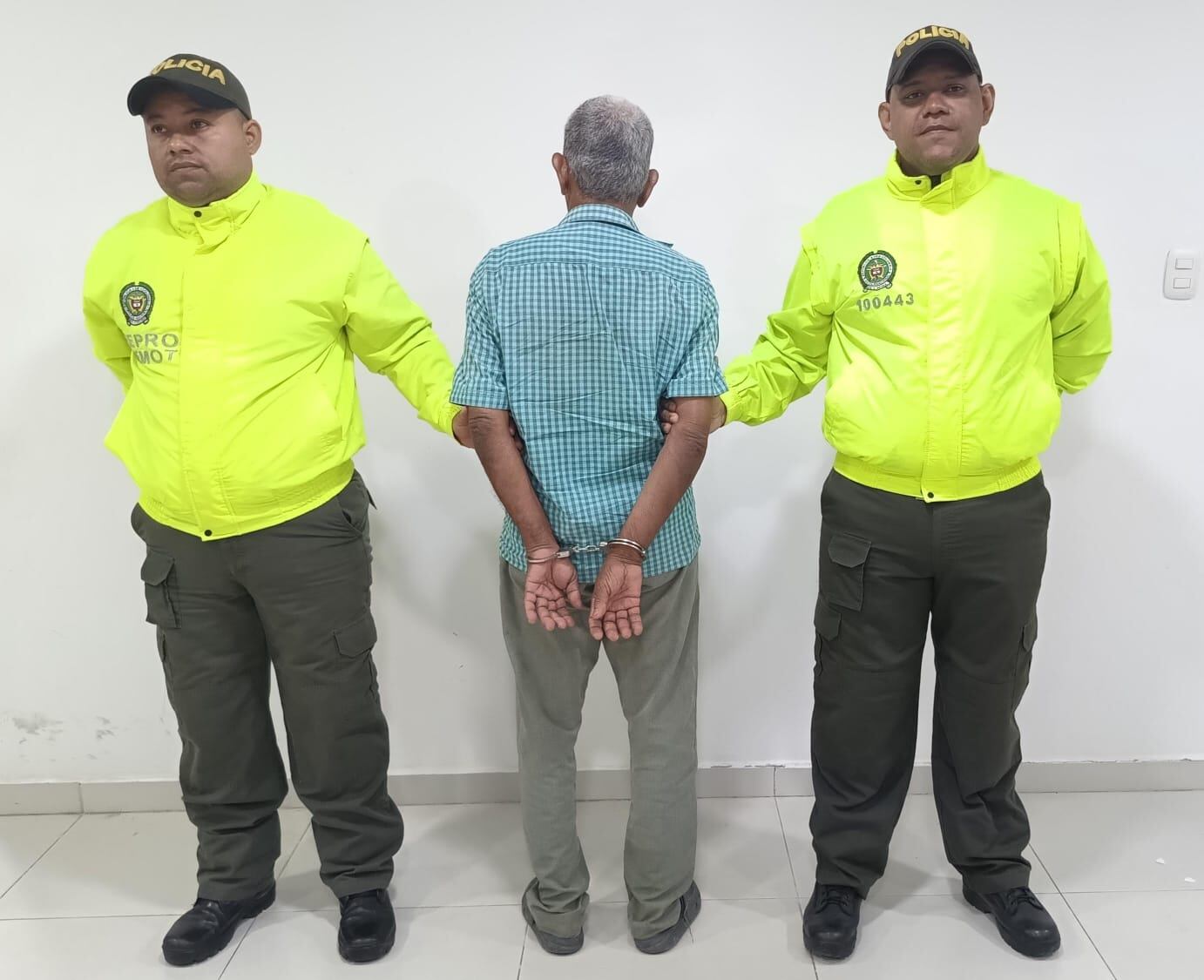 Capturan a hombre de 83 años señalado de abusar de tres hijastras en San Pelayo, Córdoba. Foto: Policía.
