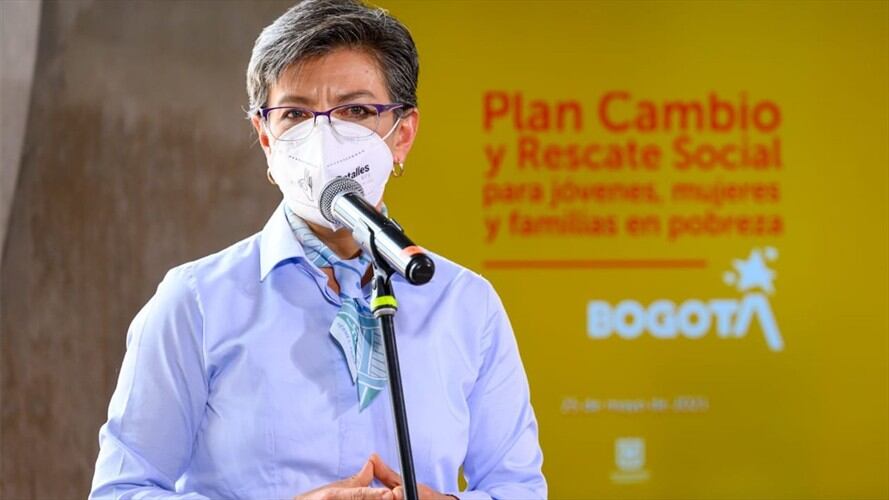 La alcaldesa de Bogotá enfatizó en que seguirá buscando alternativas de diálogo. Foto: Colprensa
