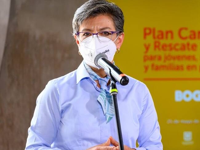 La alcaldesa de Bogotá enfatizó en que seguirá buscando alternativas de diálogo. Foto: Colprensa