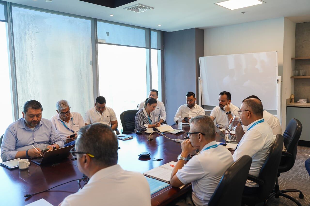 La reunión entre Air-e y Afinia tuvo lugar en Barranquilla. Foto: Suministrada, Air-e Intervenida.