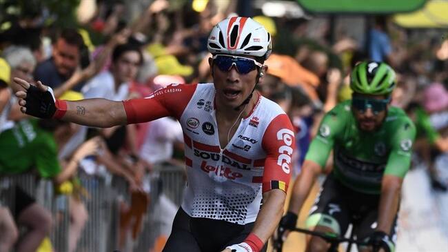 El ciclista australiano Caleb Ewan. Foto: Getty Images