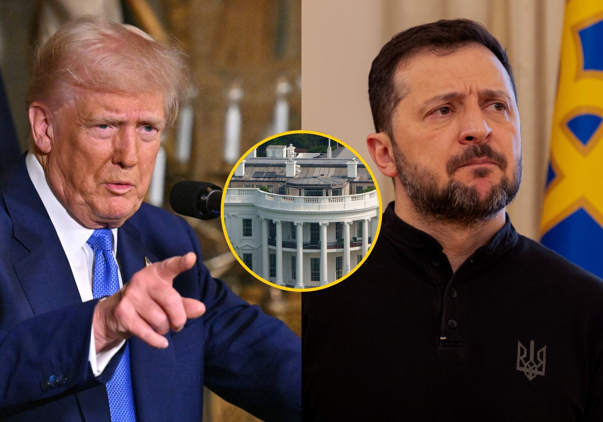 Donald Trump recibirá a Volodímir Zelenski en la Casa Blanca el próximo viernes. Foto: Getty Images.