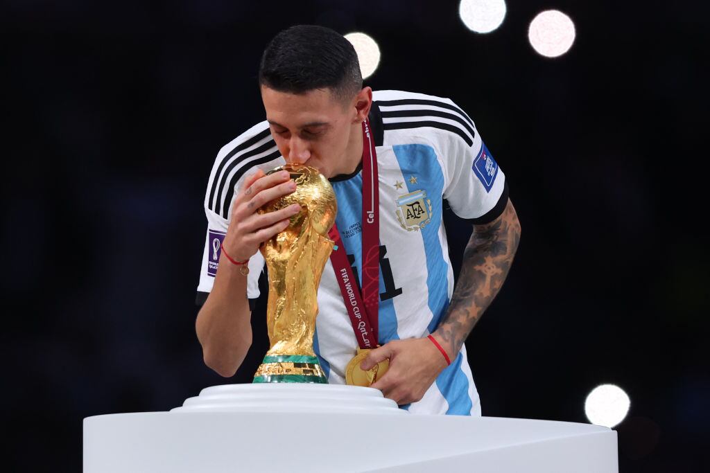 LUSAIL CITY, QATAR - DECEMBER 18: Angel Di Maria  (Photo by Marc Atkins/Getty Images)