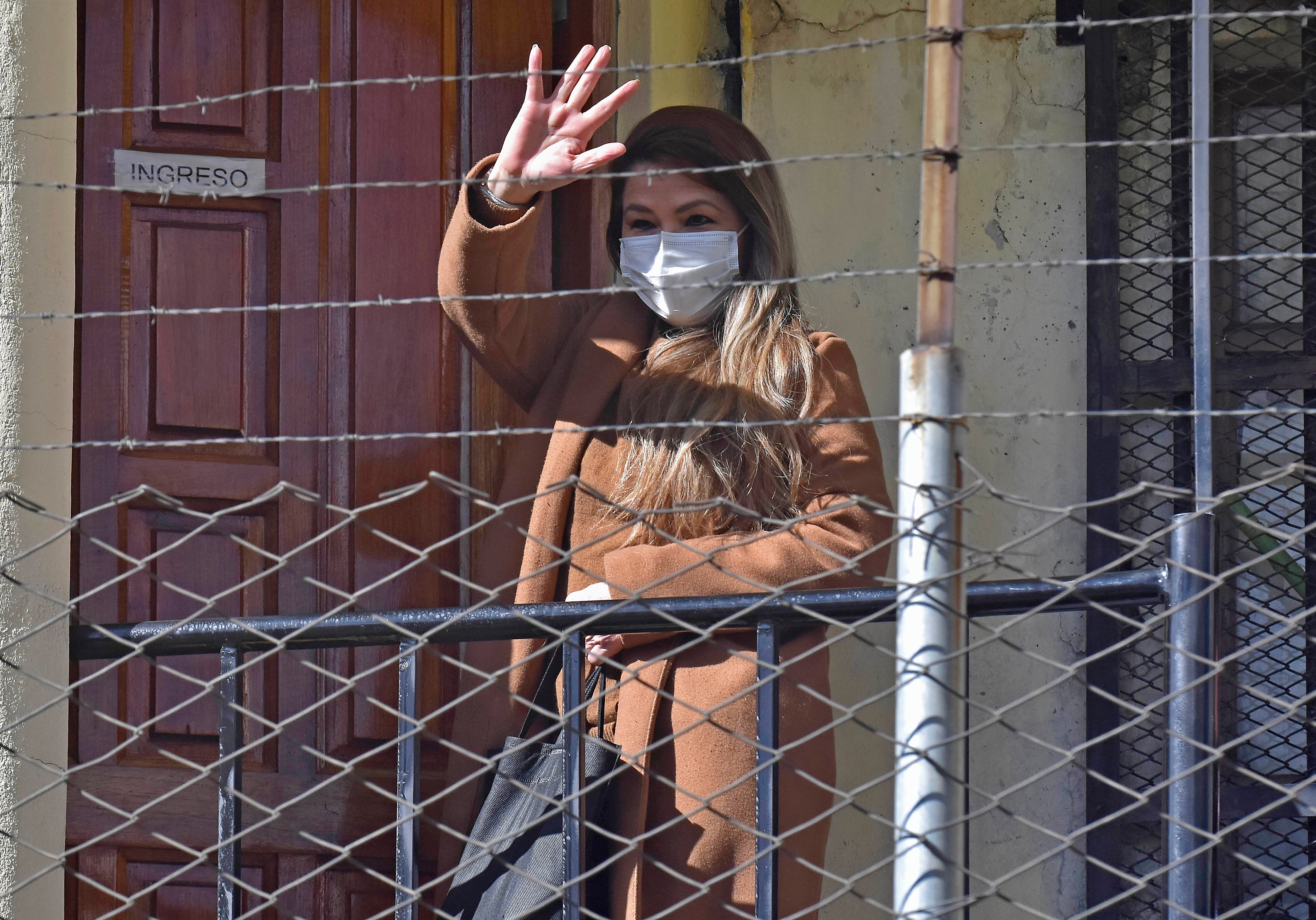 Expresidenta interina de Bolivia, Jeanine Áñez. Foto: EFE/Stringer