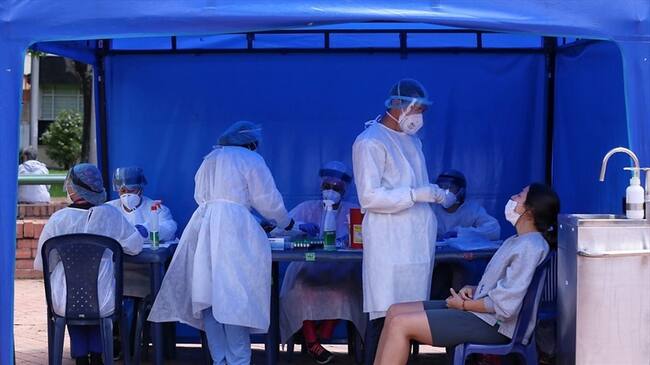 Colombia registra 29.995 nuevos casos y 645 fallecidos por COVID-19. Foto: Colprensa