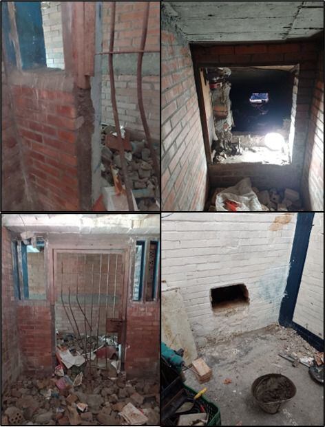 Así luce el pabellón encontrado por el Inpec. Fotos: Cortesía.