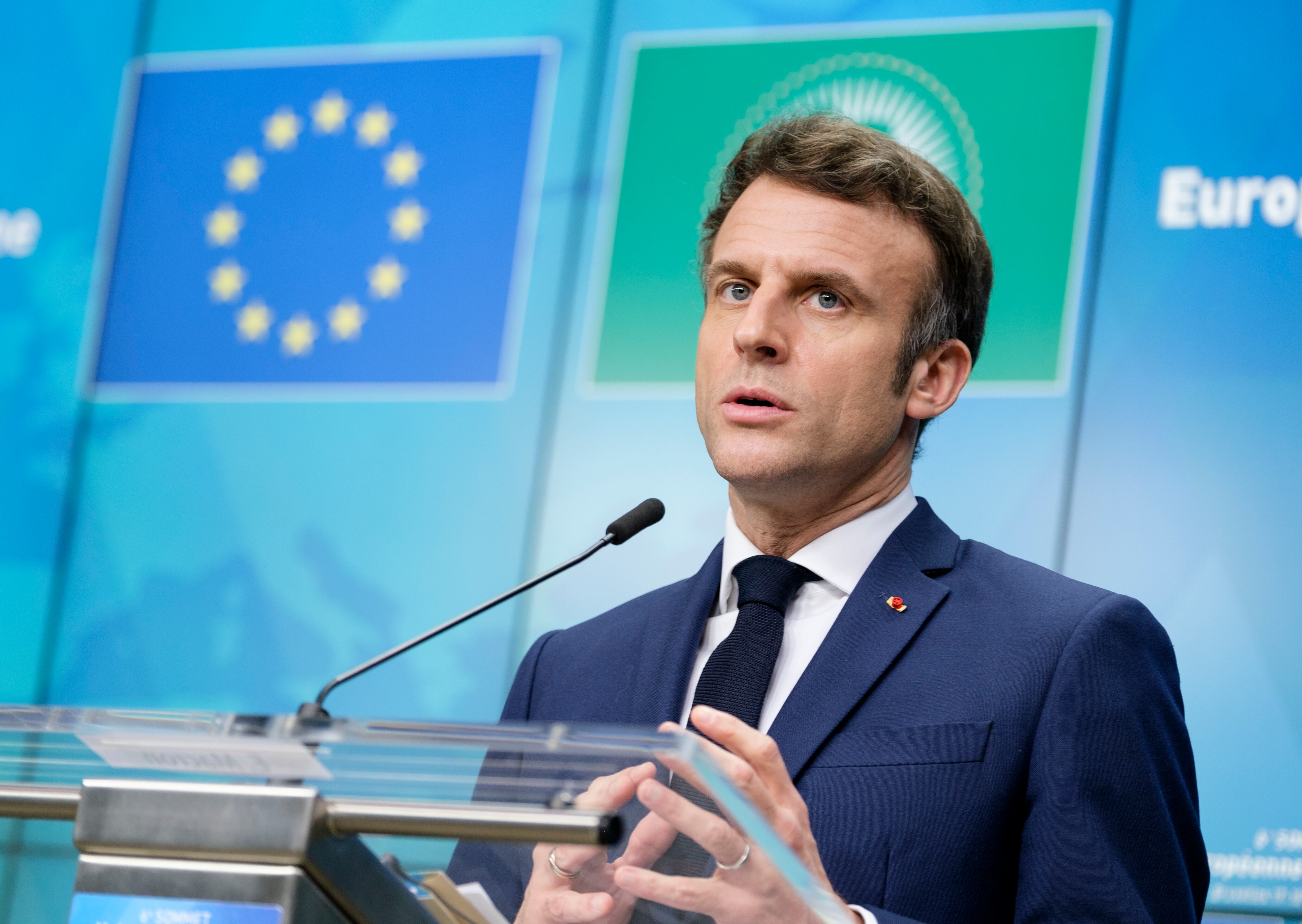 Foto de referencia de Emmanuel Macron, presidente de Francia. (Photo by Thierry Monasse/Getty Images)