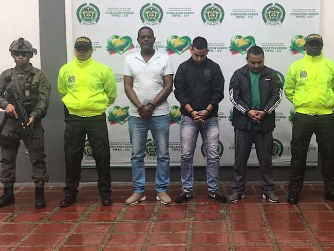 Tres extraditables sindicados de narcotráfico fueron capturados en Cali y Tumaco. Foto: Policía