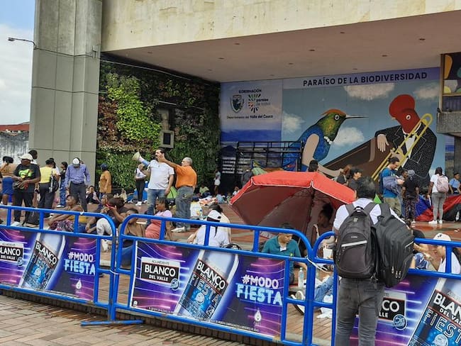 La Gobernación reiteró que las demandas de los manifestantes corresponden al orden nacional. Foto: Gobernación del Valle.