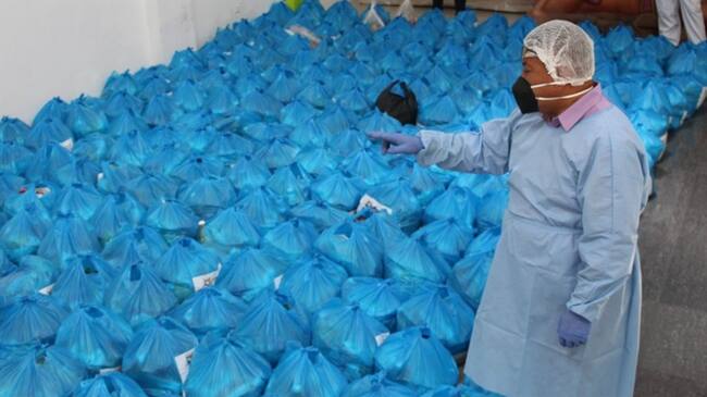 Entrega de ayudas- Gobernación de Nariño. Foto: La W