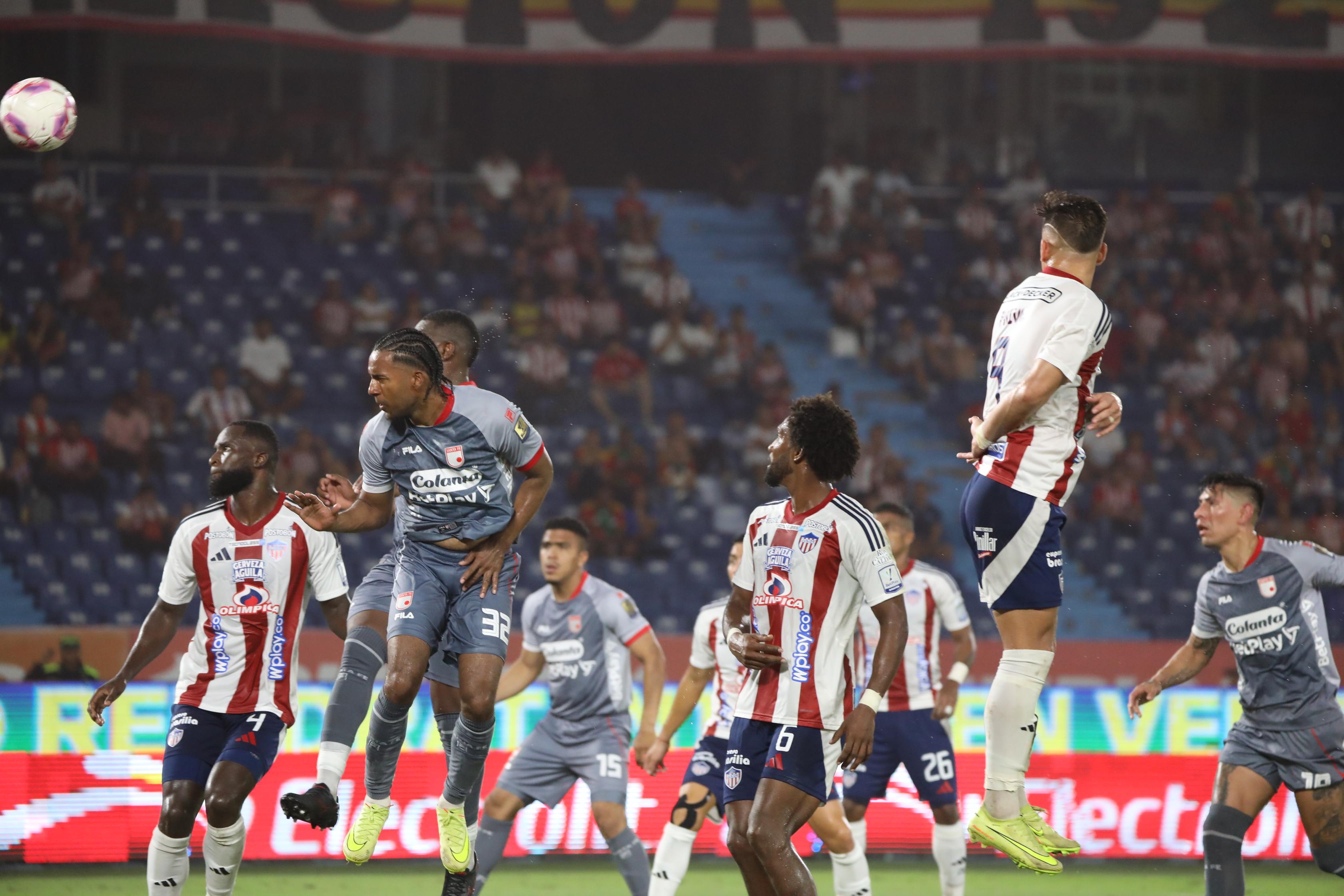 Junior vs. Santa Fe. Foto: Colprensa.