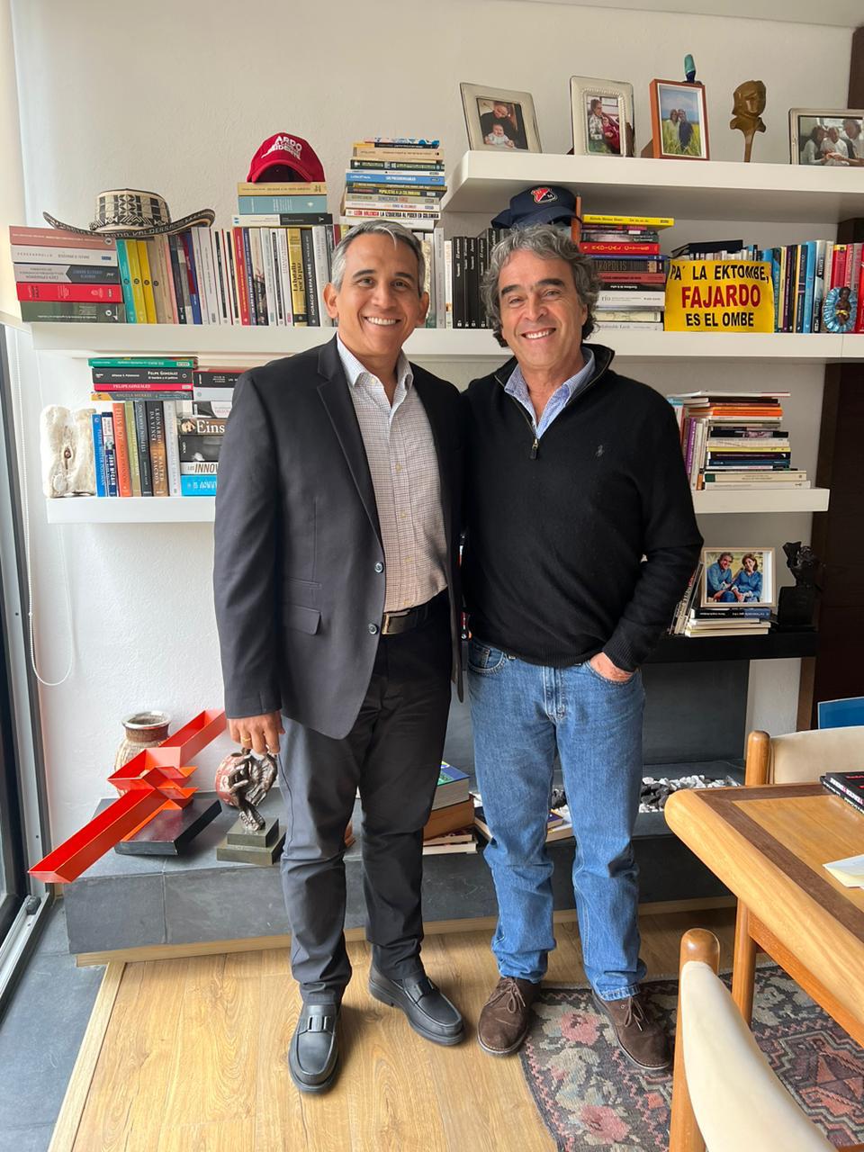 Alfonso Lastra y Sergio Fajardo/ Cortesía