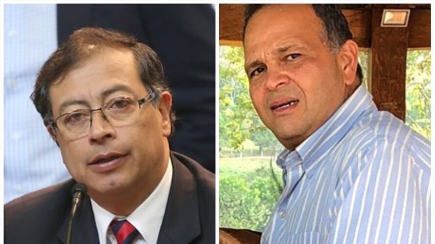 Francisco Barbosa reveló que en los audios del 'Ñeñe' Hernández (der) se hace una mención de la campaña presidencial de Gustavo Petro. Foto: Colprensa