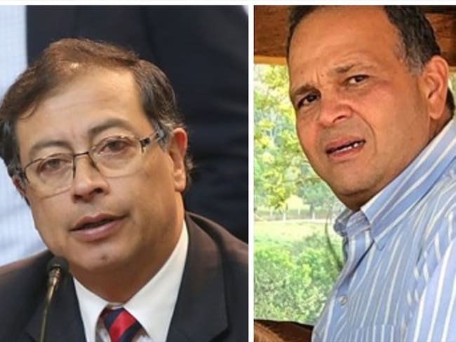 Francisco Barbosa reveló que en los audios del 'Ñeñe' Hernández (der) se hace una mención de la campaña presidencial de Gustavo Petro. Foto: Colprensa