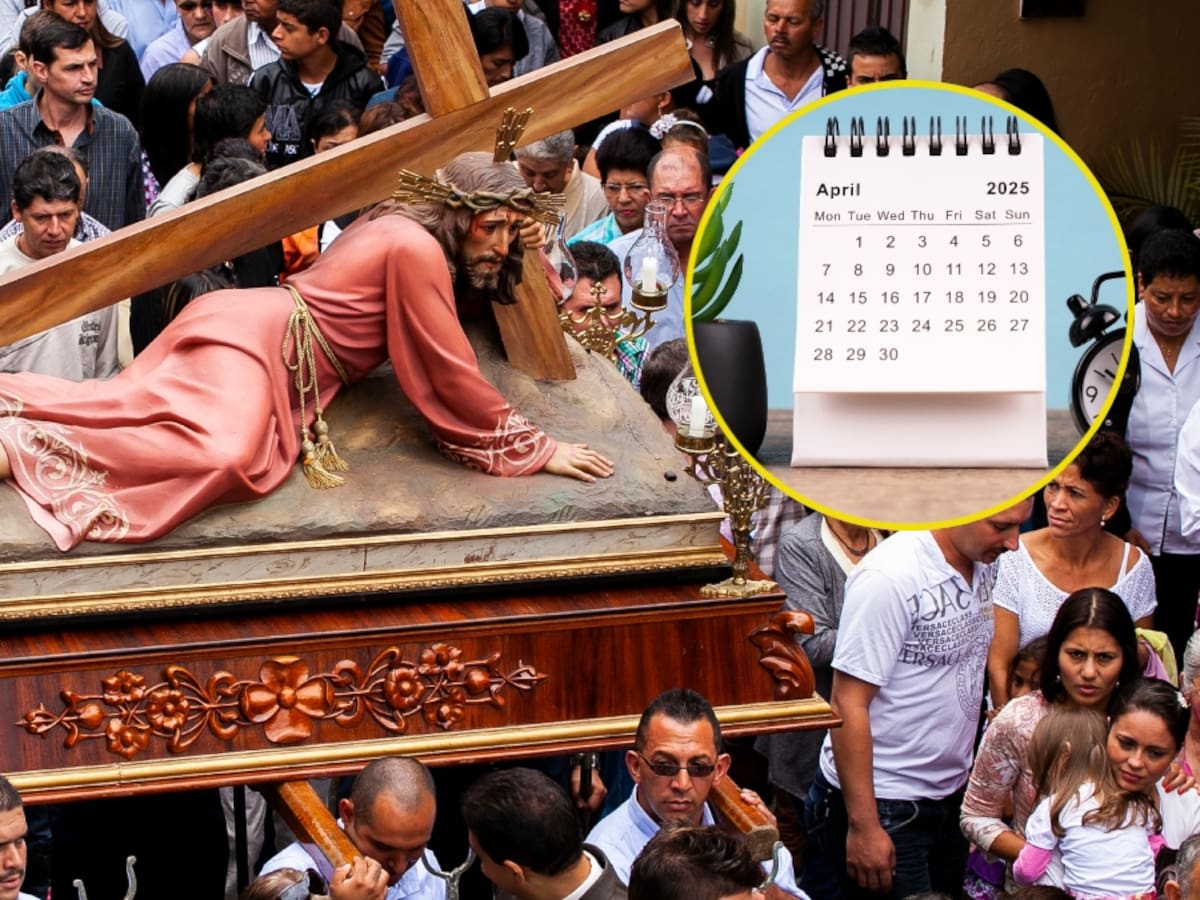 Semana Santa 2025: ¿Cuándo cae Jueves Santo y Viernes Santo?