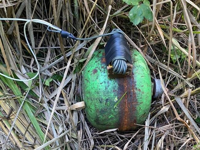 Destruida munición del ELN en zona rural de Convención, Norte de Santander. Foto: Cortesía