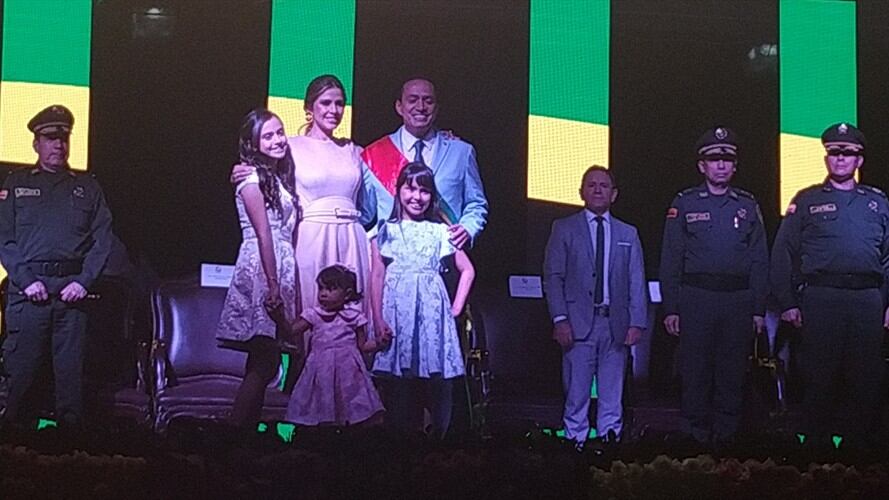 En el cerro El Santísimo, ubicado en Floridablanca (Santander), se posesionó el gobernador electo Mauricio Aguilar. Foto: Redacción W Radio