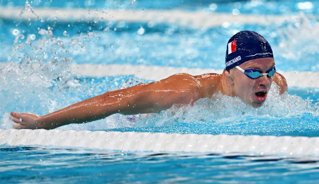 Leon Marchand. I Foto: Christian Liewig - Corbis/Corbis via Getty Images.